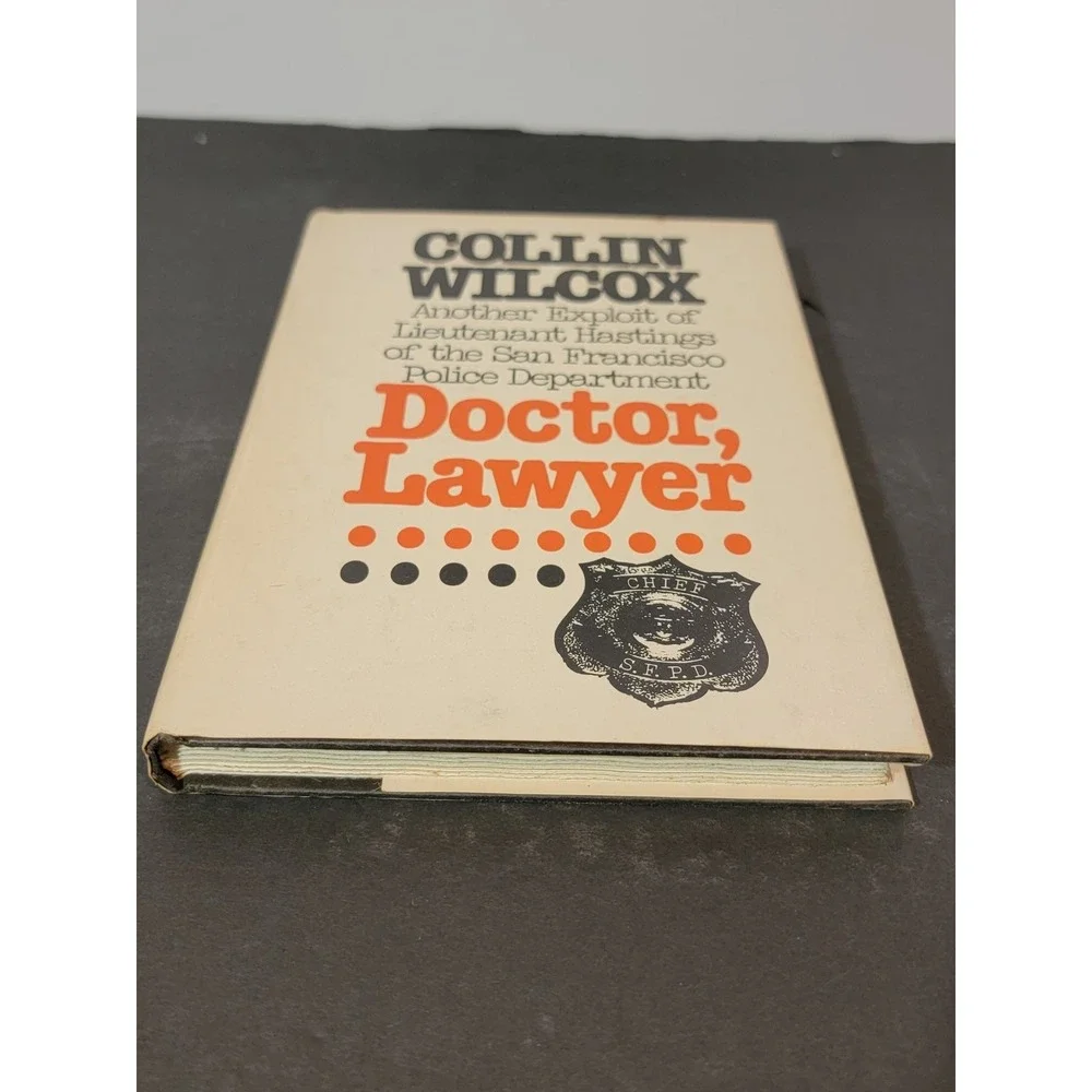 Doctor, Lawyer‎ Collin Wilcox 1977 First Edition Police Mystery Random House